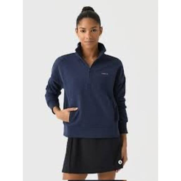 G/FORE WOMEN'S I HATE GOLF FRENCH TERRY QUARTER-ZIP Size Medium - Picture 1 of 6